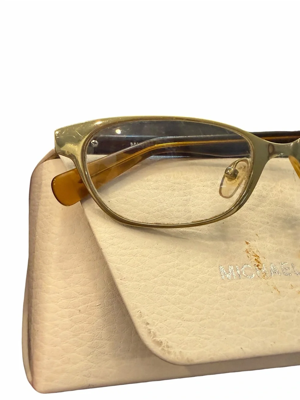 MICHAEL KORS MK 3014 1149 SYBIL GOLD AUTHENTIC EYEGLASSES MK 3014 RX 50-17-135